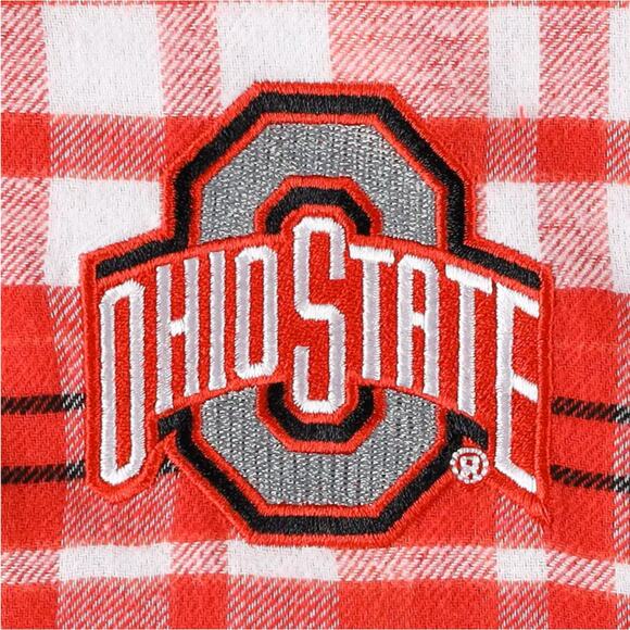 NEW Ohio State Buckeyes Concepts Sport Lightweight Flannel Plaid Hoodie Small - Picture 5 of 11